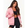 imageANRABESS Womens Zip Up Hoodies Long Sleeve Oversized Sweatshirts Fleece Y2K Jacket Pockets 2025 Fall Outfits Fashion ClothesPink