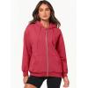 imageANRABESS Womens Zip Up Hoodies Long Sleeve Oversized Sweatshirts Fleece Y2K Jacket Pockets 2025 Fall Outfits Fashion ClothesRed