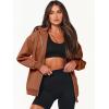 imageANRABESS Womens Zip Up Hoodies Long Sleeve Oversized Sweatshirts Fleece Y2K Jacket Pockets 2025 Fall Outfits Fashion ClothesRust