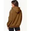 imageANRABESS Womens Zip Up Hoodies Long Sleeve Oversized Sweatshirts Fleece Y2K Jacket Pockets 2025 Fall Outfits Fashion ClothesRust Yellow