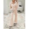 imageANRABESS Women 2 Piece Outfits Sweatsuit Oversized Sweatshirt Sweatpants Tracksuit Sweat Lounge Matching Set 2025 Fall TrendyApricot