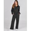 imageANRABESS Women 2 Piece Outfits Sweatsuit Oversized Sweatshirt Sweatpants Tracksuit Sweat Lounge Matching Set 2025 Fall TrendyBlack