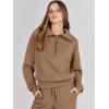 imageANRABESS Women 2 Piece Outfits Sweatsuit Oversized Sweatshirt Sweatpants Tracksuit Sweat Lounge Matching Set 2025 Fall TrendyBrown