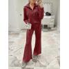 imageANRABESS Women 2 Piece Outfits Sweatsuit Oversized Sweatshirt Sweatpants Tracksuit Sweat Lounge Matching Set 2025 Fall TrendyBurgundy