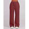 imageANRABESS Women 2 Piece Outfits Sweatsuit Oversized Sweatshirt Sweatpants Tracksuit Sweat Lounge Matching Set 2025 Fall TrendyBurgundy