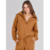 imageANRABESS Women 2 Piece Outfits Sweatsuit Oversized Sweatshirt Sweatpants Tracksuit Sweat Lounge Matching Set 2025 Fall TrendyCaramel