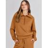 imageANRABESS Women 2 Piece Outfits Sweatsuit Oversized Sweatshirt Sweatpants Tracksuit Sweat Lounge Matching Set 2025 Fall TrendyCaramel