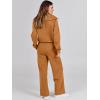 imageANRABESS Women 2 Piece Outfits Sweatsuit Oversized Sweatshirt Sweatpants Tracksuit Sweat Lounge Matching Set 2025 Fall TrendyCaramel