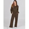 imageANRABESS Women 2 Piece Outfits Sweatsuit Oversized Sweatshirt Sweatpants Tracksuit Sweat Lounge Matching Set 2025 Fall TrendyCoffee