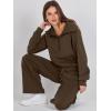 imageANRABESS Women 2 Piece Outfits Sweatsuit Oversized Sweatshirt Sweatpants Tracksuit Sweat Lounge Matching Set 2025 Fall TrendyCoffee