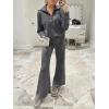 imageANRABESS Women 2 Piece Outfits Sweatsuit Oversized Sweatshirt Sweatpants Tracksuit Sweat Lounge Matching Set 2025 Fall TrendyDark Grey