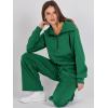 imageANRABESS Women 2 Piece Outfits Sweatsuit Oversized Sweatshirt Sweatpants Tracksuit Sweat Lounge Matching Set 2025 Fall TrendyGreen