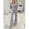 imageANRABESS Women 2 Piece Outfits Sweatsuit Oversized Sweatshirt Sweatpants Tracksuit Sweat Lounge Matching Set 2025 Fall TrendyGrey