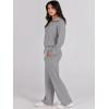 imageANRABESS Women 2 Piece Outfits Sweatsuit Oversized Sweatshirt Sweatpants Tracksuit Sweat Lounge Matching Set 2025 Fall TrendyGrey