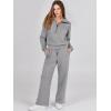 imageANRABESS Women 2 Piece Outfits Sweatsuit Oversized Sweatshirt Sweatpants Tracksuit Sweat Lounge Matching Set 2025 Fall TrendyGrey