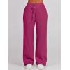 imageANRABESS Women 2 Piece Outfits Sweatsuit Oversized Sweatshirt Sweatpants Tracksuit Sweat Lounge Matching Set 2025 Fall TrendyHot Pink