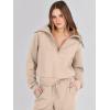 imageANRABESS Women 2 Piece Outfits Sweatsuit Oversized Sweatshirt Sweatpants Tracksuit Sweat Lounge Matching Set 2025 Fall TrendyKhaki
