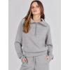 imageANRABESS Women 2 Piece Outfits Sweatsuit Oversized Sweatshirt Sweatpants Tracksuit Sweat Lounge Matching Set 2025 Fall TrendyLight Grey