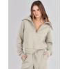 imageANRABESS Women 2 Piece Outfits Sweatsuit Oversized Sweatshirt Sweatpants Tracksuit Sweat Lounge Matching Set 2025 Fall TrendyLight Khaki