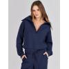 imageANRABESS Women 2 Piece Outfits Sweatsuit Oversized Sweatshirt Sweatpants Tracksuit Sweat Lounge Matching Set 2025 Fall TrendyNavy Blue