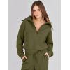 imageANRABESS Women 2 Piece Outfits Sweatsuit Oversized Sweatshirt Sweatpants Tracksuit Sweat Lounge Matching Set 2025 Fall TrendyOlive