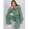 imageANRABESS Women 2 Piece Outfits Sweatsuit Oversized Sweatshirt Sweatpants Tracksuit Sweat Lounge Matching Set 2025 Fall TrendyPea Green
