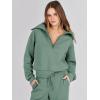 imageANRABESS Women 2 Piece Outfits Sweatsuit Oversized Sweatshirt Sweatpants Tracksuit Sweat Lounge Matching Set 2025 Fall TrendyPea Green