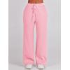 imageANRABESS Women 2 Piece Outfits Sweatsuit Oversized Sweatshirt Sweatpants Tracksuit Sweat Lounge Matching Set 2025 Fall TrendyPink