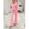imageANRABESS Women 2 Piece Outfits Sweatsuit Oversized Sweatshirt Sweatpants Tracksuit Sweat Lounge Matching Set 2025 Fall TrendyPink