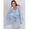 imageANRABESS Women 2 Piece Outfits Sweatsuit Oversized Sweatshirt Sweatpants Tracksuit Sweat Lounge Matching Set 2025 Fall TrendySky