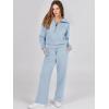 imageANRABESS Women 2 Piece Outfits Sweatsuit Oversized Sweatshirt Sweatpants Tracksuit Sweat Lounge Matching Set 2025 Fall TrendySky