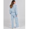 imageANRABESS Women 2 Piece Outfits Sweatsuit Oversized Sweatshirt Sweatpants Tracksuit Sweat Lounge Matching Set 2025 Fall TrendySky