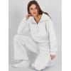 imageANRABESS Women 2 Piece Outfits Sweatsuit Oversized Sweatshirt Sweatpants Tracksuit Sweat Lounge Matching Set 2025 Fall TrendyWhite