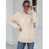 imageANRABESS Women Oversized Hoodies Side Zipper Fleece Long Sweatshirts Lightweight Tunic Pullover 2024 Fall Trendy ClothesApricot
