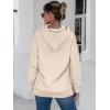 imageANRABESS Women Oversized Hoodies Side Zipper Fleece Long Sweatshirts Lightweight Tunic Pullover 2024 Fall Trendy ClothesApricot
