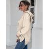 imageANRABESS Women Oversized Hoodies Side Zipper Fleece Long Sweatshirts Lightweight Tunic Pullover 2024 Fall Trendy ClothesApricot
