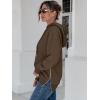 imageANRABESS Women Oversized Hoodies Side Zipper Fleece Long Sweatshirts Lightweight Tunic Pullover 2024 Fall Trendy ClothesBrown