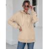 imageANRABESS Women Oversized Hoodies Side Zipper Fleece Long Sweatshirts Lightweight Tunic Pullover 2024 Fall Trendy ClothesDark Apricot