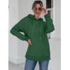 imageANRABESS Women Oversized Hoodies Side Zipper Fleece Long Sweatshirts Lightweight Tunic Pullover 2024 Fall Trendy ClothesDeep Green