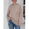 imageANRABESS Women Oversized Hoodies Side Zipper Fleece Long Sweatshirts Lightweight Tunic Pullover 2024 Fall Trendy ClothesKhaki