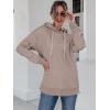 imageANRABESS Women Oversized Hoodies Side Zipper Fleece Long Sweatshirts Lightweight Tunic Pullover 2024 Fall Trendy ClothesKhaki