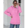 imageANRABESS Women Oversized Hoodies Side Zipper Fleece Long Sweatshirts Lightweight Tunic Pullover 2024 Fall Trendy ClothesPink