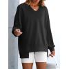 imageANRABESS Womens Oversized Sweatshirt V Neck Long Sleeve Tunic Lightweight Pullover 2025 Spring Casual Tops Teen Girl OutfitsBlack