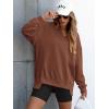 imageANRABESS Womens Oversized Sweatshirt V Neck Long Sleeve Tunic Lightweight Pullover 2025 Spring Casual Tops Teen Girl OutfitsCaramel Brown