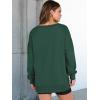 imageANRABESS Womens Oversized Sweatshirt V Neck Long Sleeve Tunic Lightweight Pullover 2025 Spring Casual Tops Teen Girl OutfitsDark Green