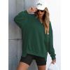 imageANRABESS Womens Oversized Sweatshirt V Neck Long Sleeve Tunic Lightweight Pullover 2025 Spring Casual Tops Teen Girl OutfitsDark Green