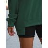 imageANRABESS Womens Oversized Sweatshirt V Neck Long Sleeve Tunic Lightweight Pullover 2025 Spring Casual Tops Teen Girl OutfitsDark Green