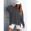 imageANRABESS Womens Oversized Sweatshirt V Neck Long Sleeve Tunic Lightweight Pullover 2025 Spring Casual Tops Teen Girl OutfitsDark Grey