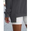 imageANRABESS Womens Oversized Sweatshirt V Neck Long Sleeve Tunic Lightweight Pullover 2025 Spring Casual Tops Teen Girl OutfitsDark Grey