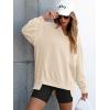imageANRABESS Womens Oversized Sweatshirt V Neck Long Sleeve Tunic Lightweight Pullover 2025 Spring Casual Tops Teen Girl OutfitsKhaki
